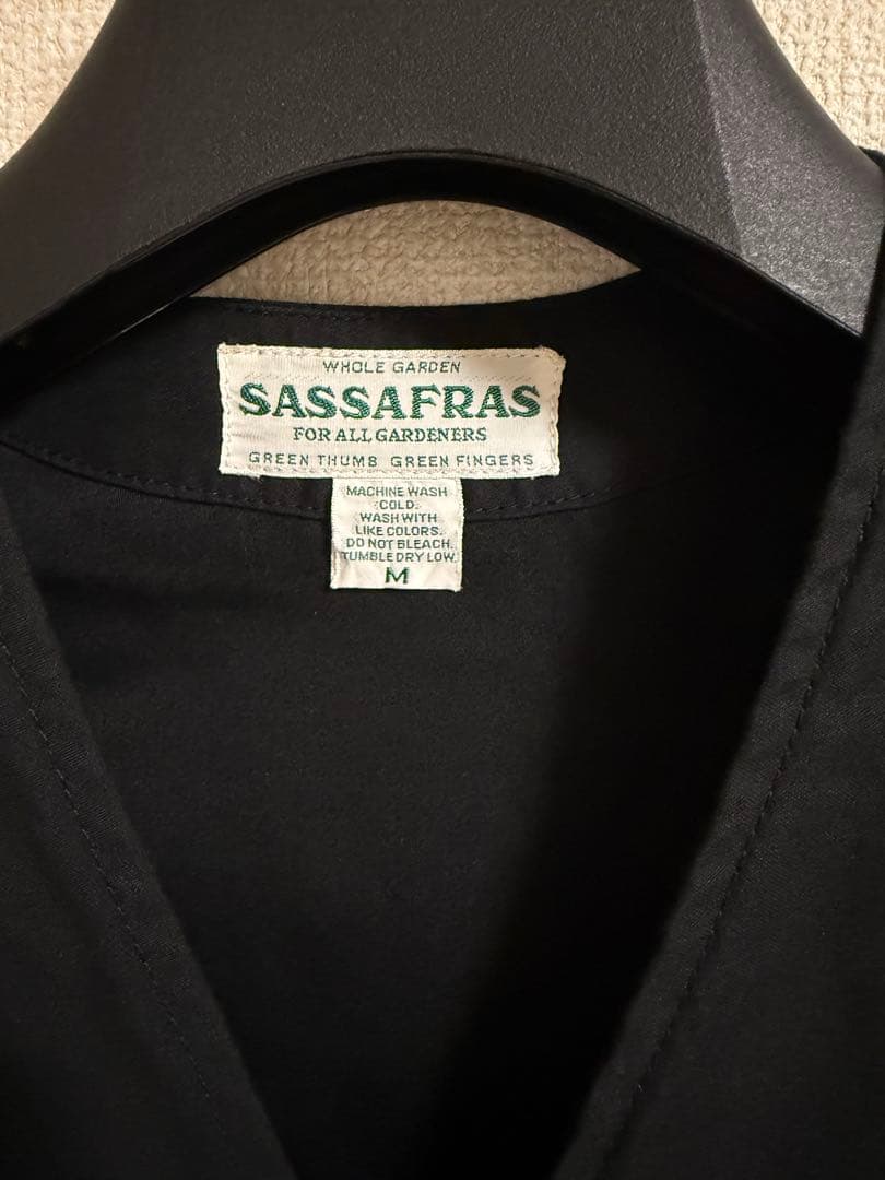 SASSAFRAS Garden Tough Vest ブラック Mサイズ