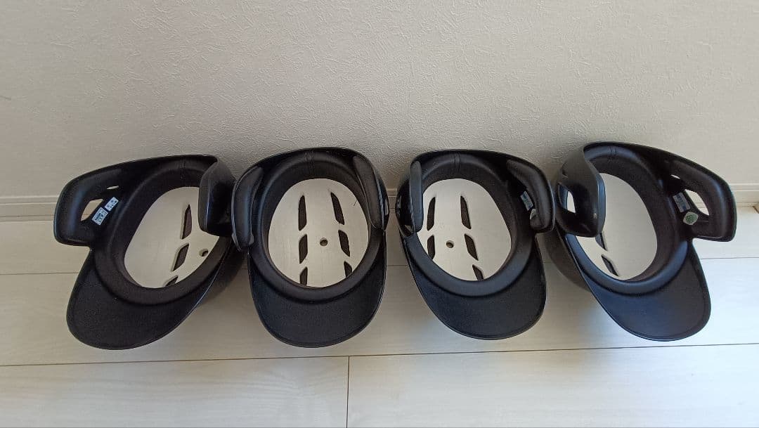 ZETT ヘルメット 黒 4個セット