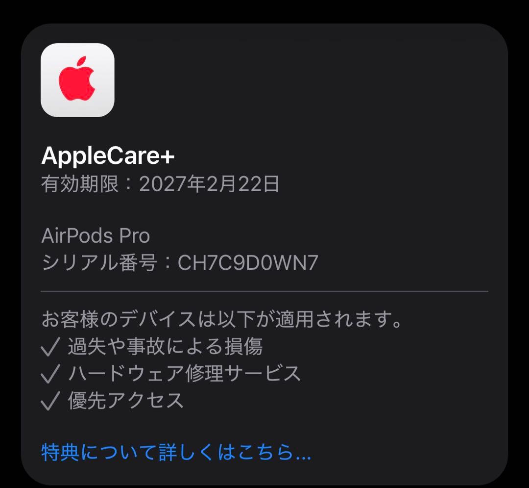 Apple AirPods Pro (第2世代) 【USB-Cタイプ】