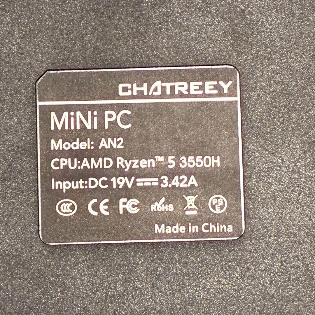 ミニPC AMD Ryzen 5 3550H 4コア8スレッド 16GB 3画面