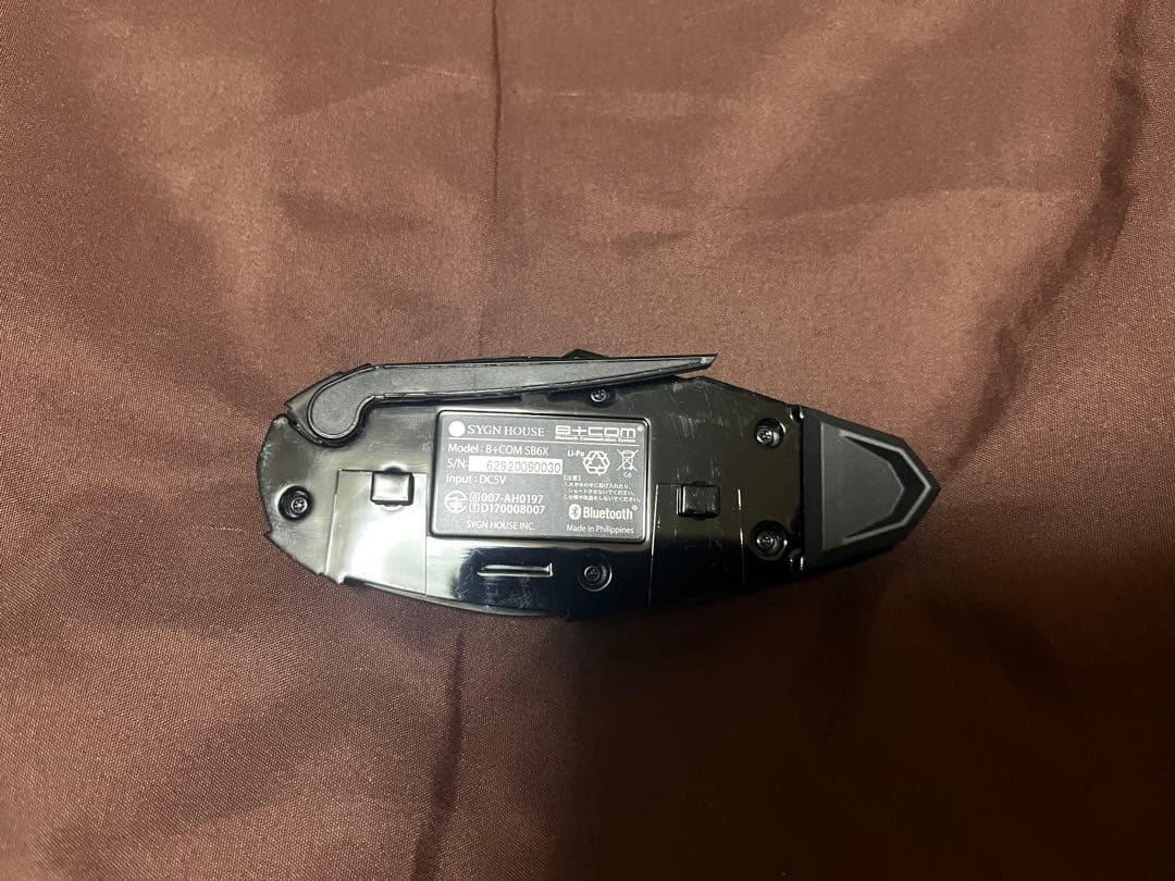 B+COM 6X レッド/ブラック