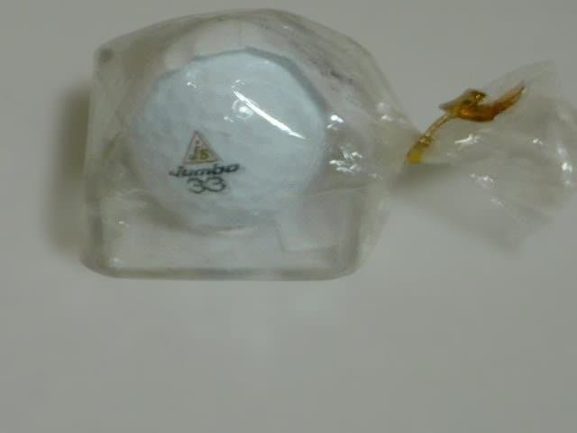 ジャンボ尾崎本人　トーナメント使用済球　ケース付き