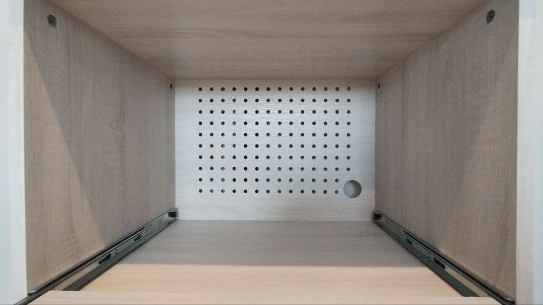 Cloudear ホワイト 木製 オープンシェルフ 食器棚