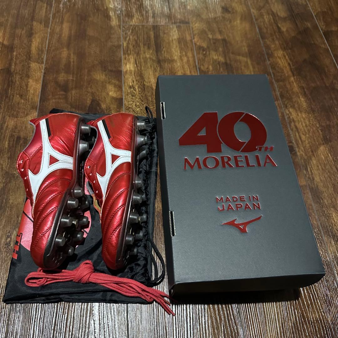 希少　24.0cm モレリアⅡ 40th記念モデル　ルビーレッドパック