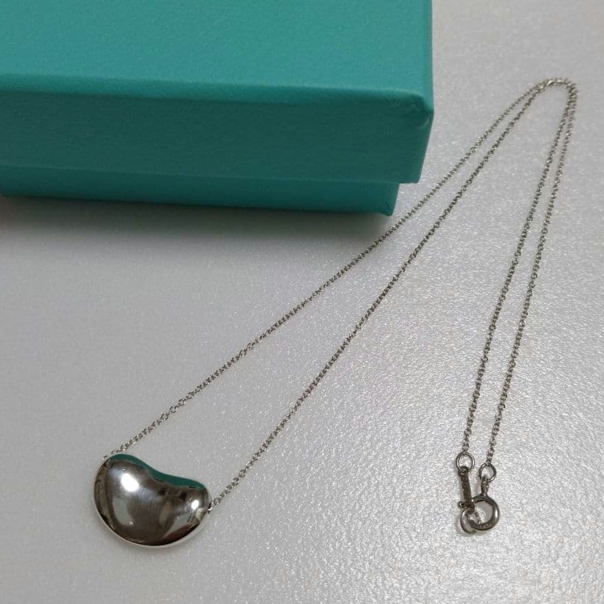 TIFFANY ティファニー ビーン ネックレス シルバー