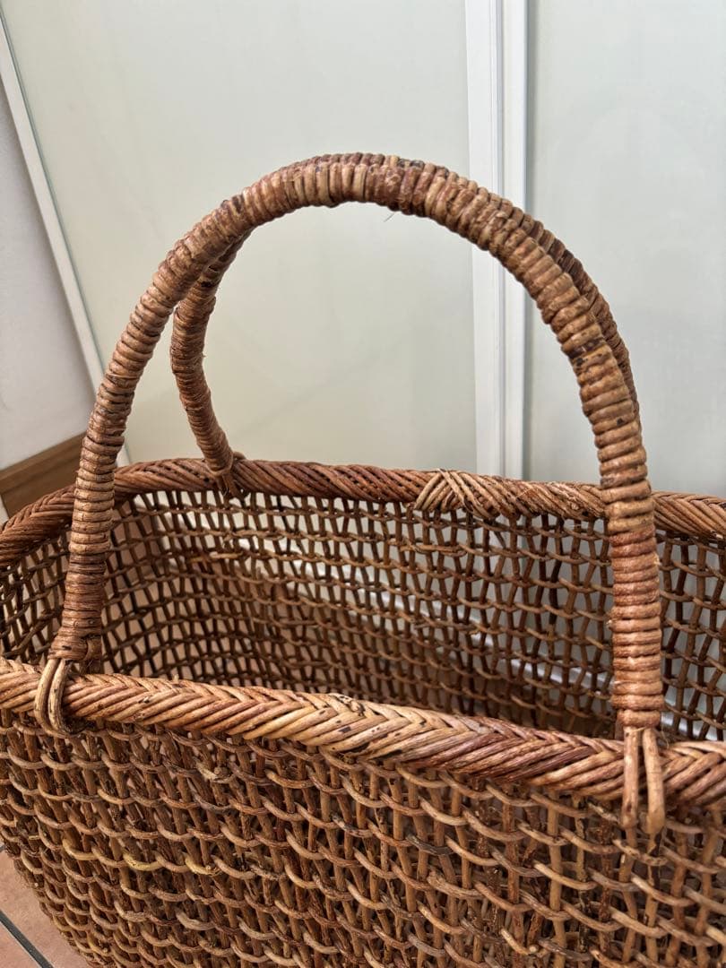 あけび　かご　こだし編み　籠　カゴ