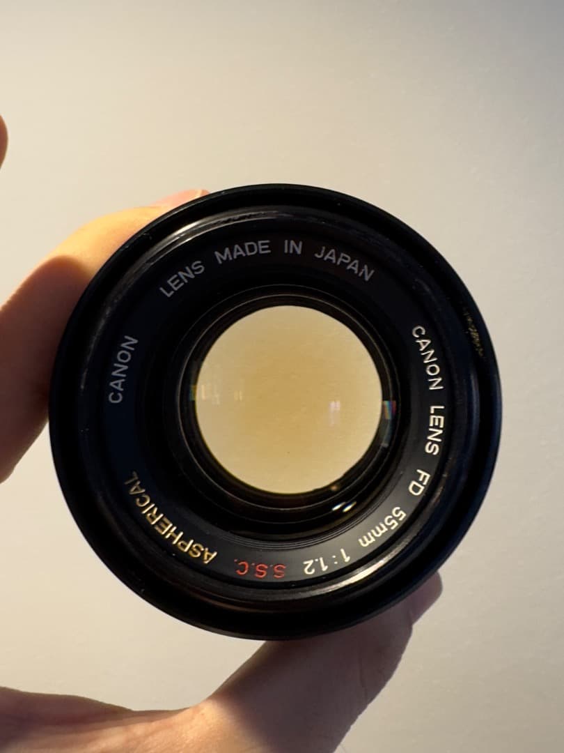 Canon FD 55mm f/1.2 SSC ASPH 美品 レンズ