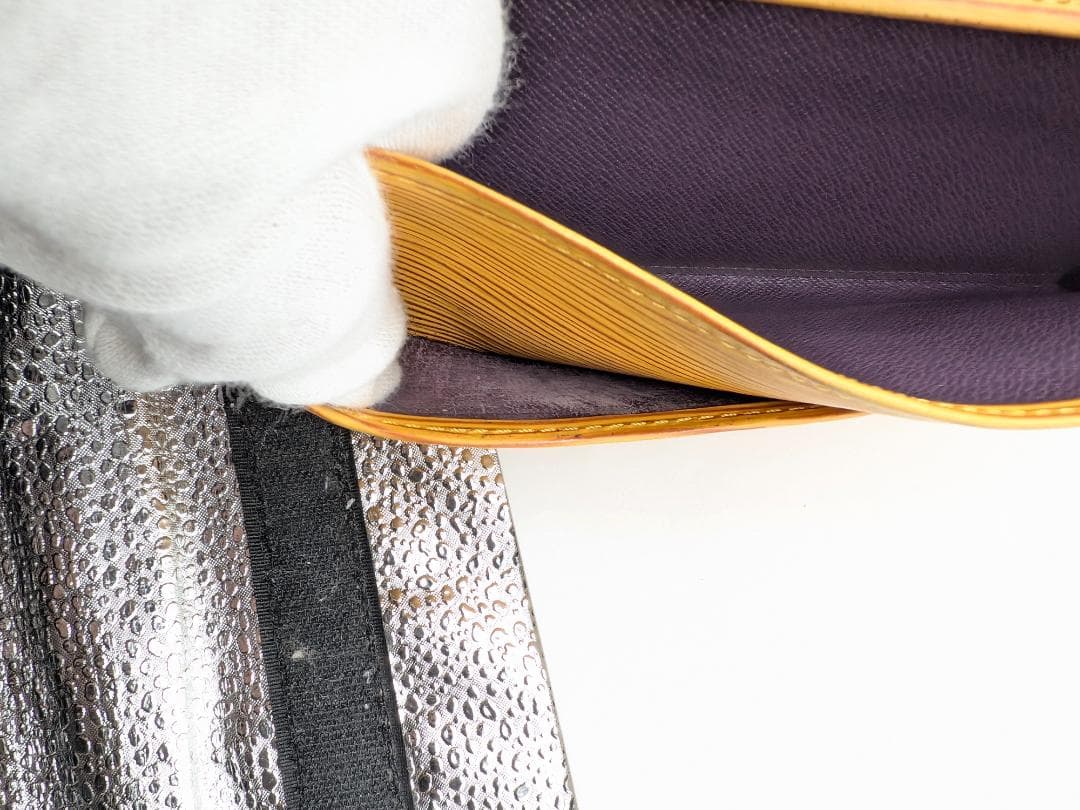 ルイヴィトン ポルトフォイユサラ エピ タッシリイエロー 0IN