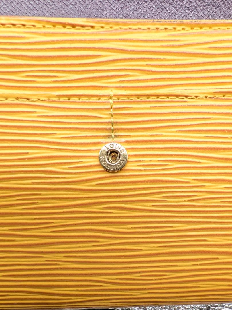 ルイヴィトン ポルトフォイユサラ エピ タッシリイエロー 0IN