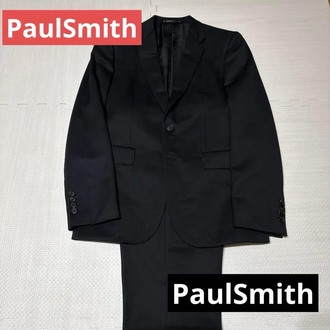 Paul Smith London 黒 ビジネス ダークブラックスーツ 国内正規