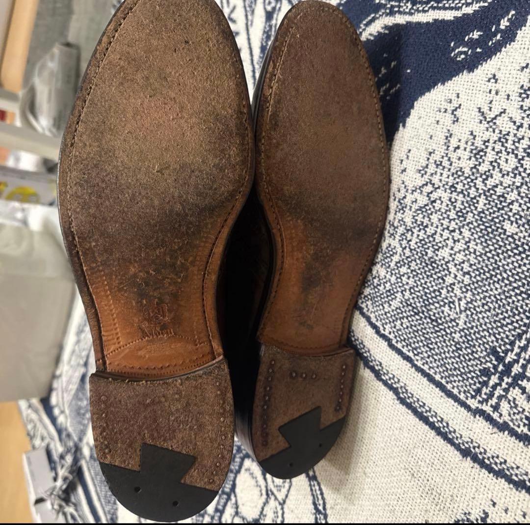 ビームス別注　オールデンコードバン　シングルモンク　6 1/2 バーガンディー