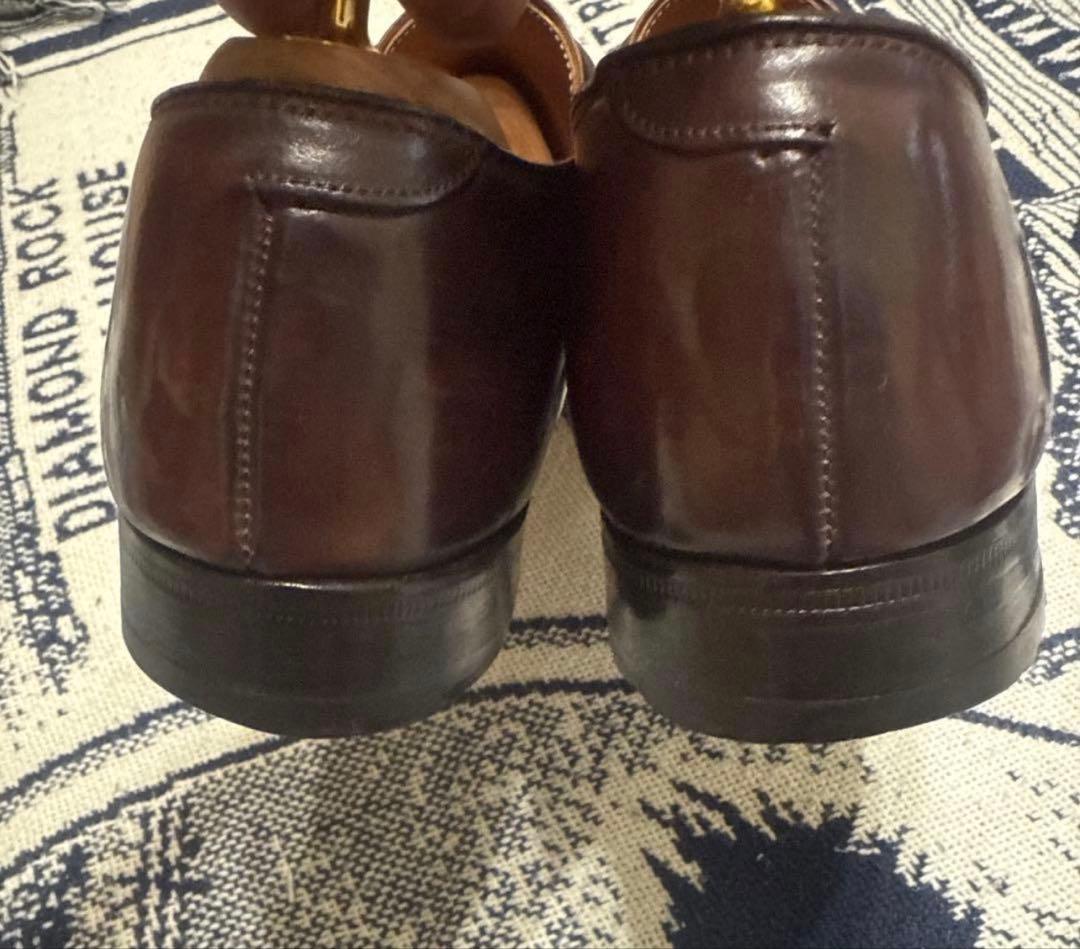 ビームス別注　オールデンコードバン　シングルモンク　6 1/2 バーガンディー