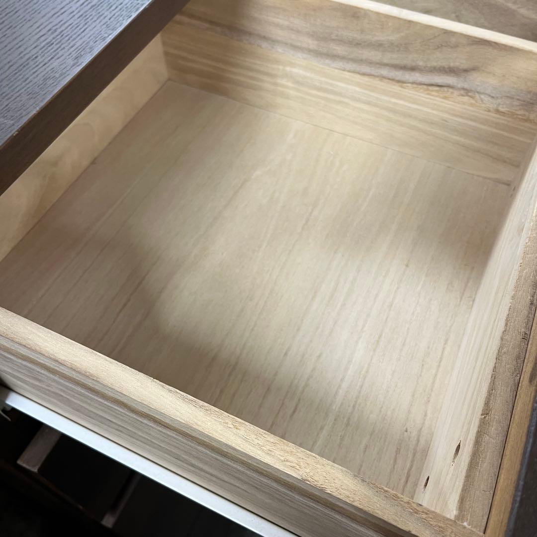 【廃盤品】◆◇無印良品◆◇木製6段チェスト◇◆タモ材◆◇ウォールナット