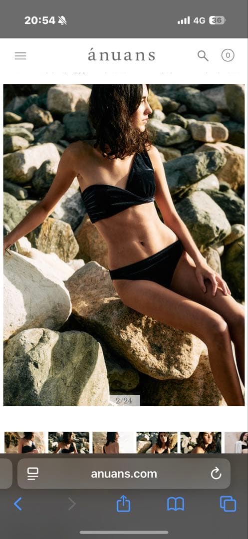 ブラックセパレート水着・ビキニ