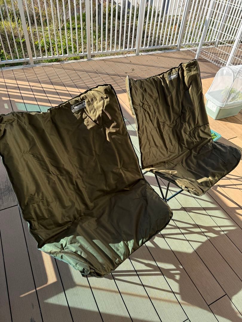 Coleman ソファチェア オリーブ✖️2個