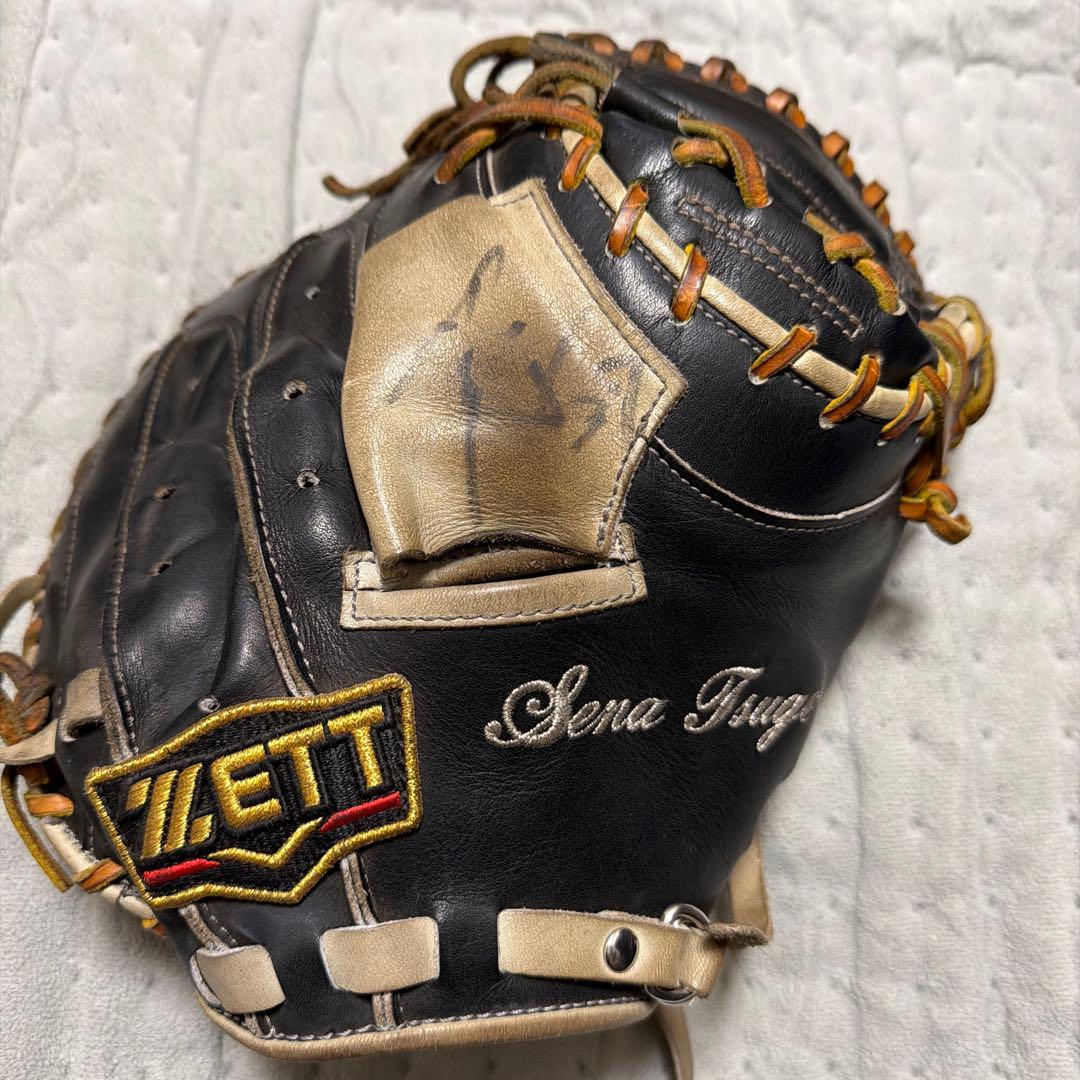 【*オ様 プロ実使用　キャッチャーミット