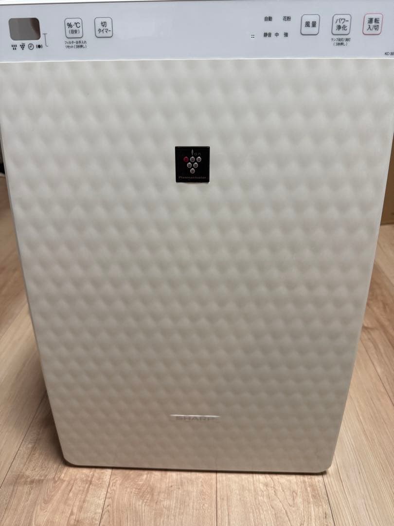 あき❗️シャープ プラズマクラスター 加湿空気清浄機 KC-30T6-W花粉