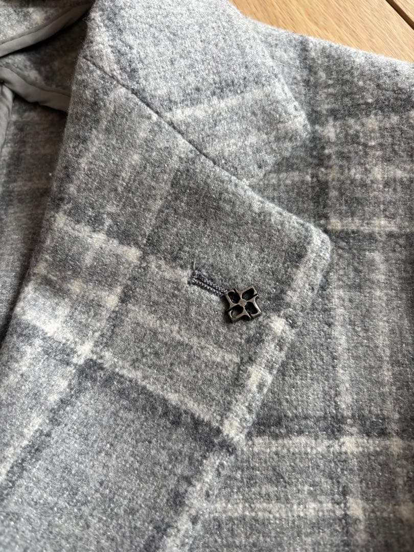 ※専用ページ 未使用　TAGLIATORE フランネルジャケット 48 グレー系