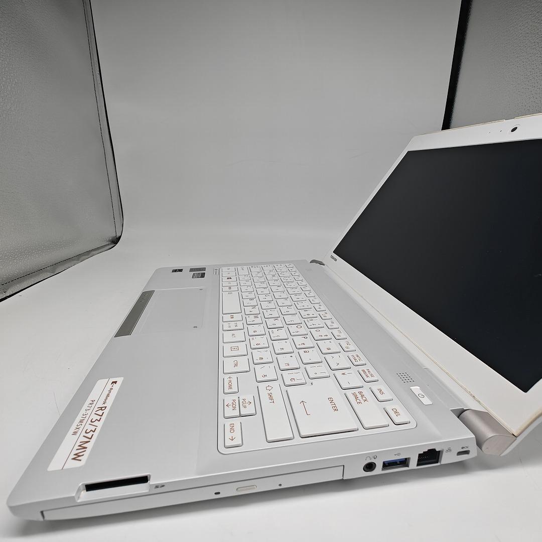 【東芝】R73 高速i7 新品SSD256GB 8GB ホワイト ノートPC