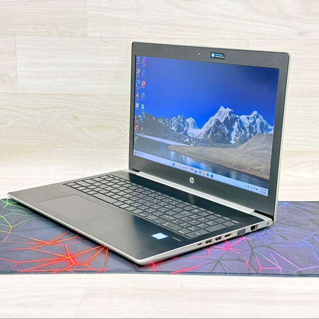 8世代HP ProBookエイチピーCorei5ノートパソコン/8GB/フルHD