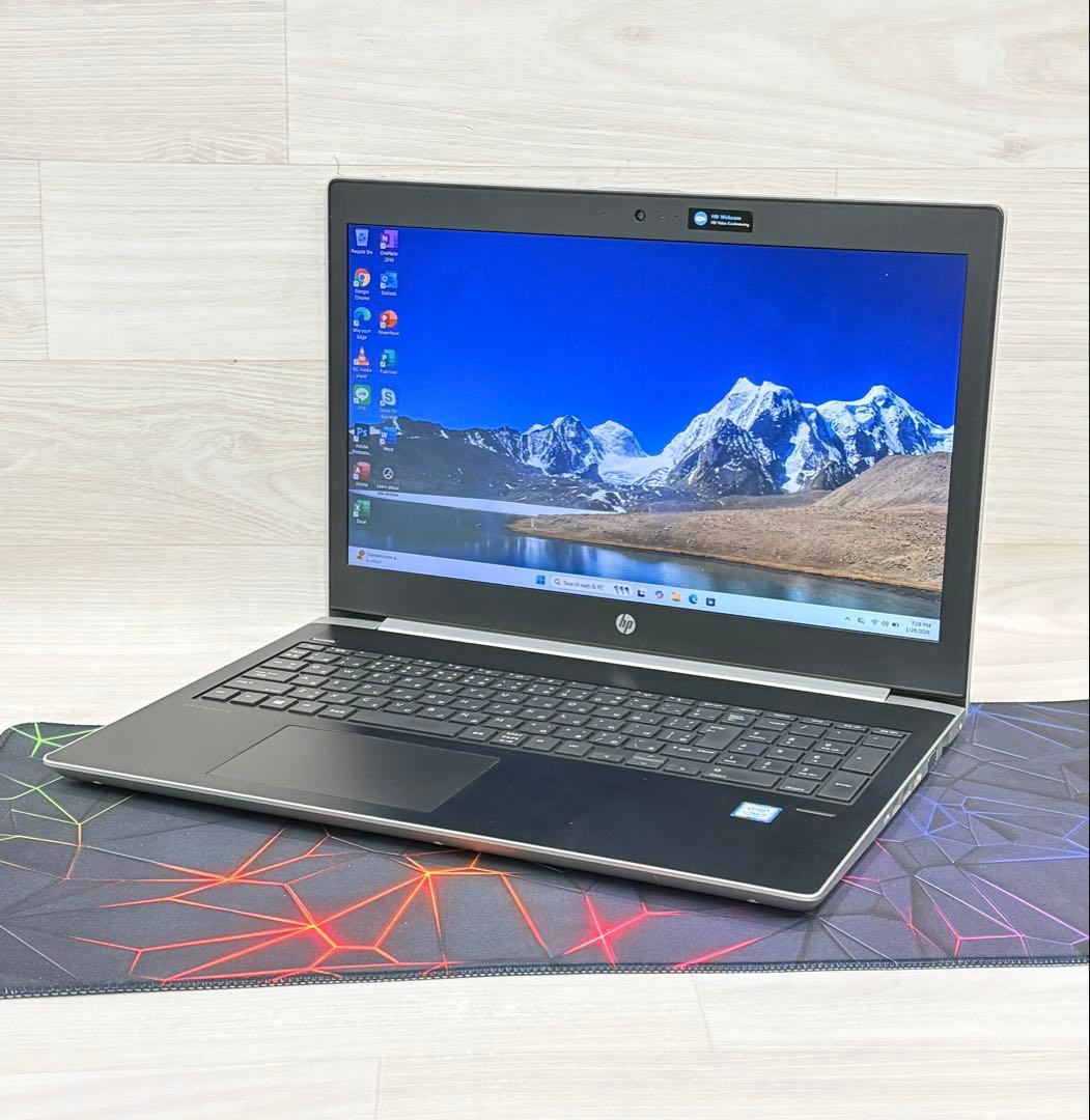 8世代HP ProBookエイチピーCorei5ノートパソコン/8GB/フルHD