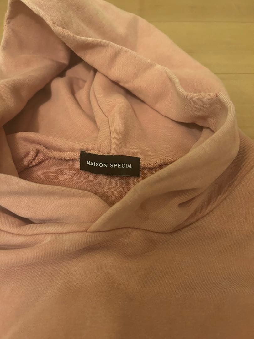 MAISON SPECIAL 2024 ピンク　パーカー　未使用に近い