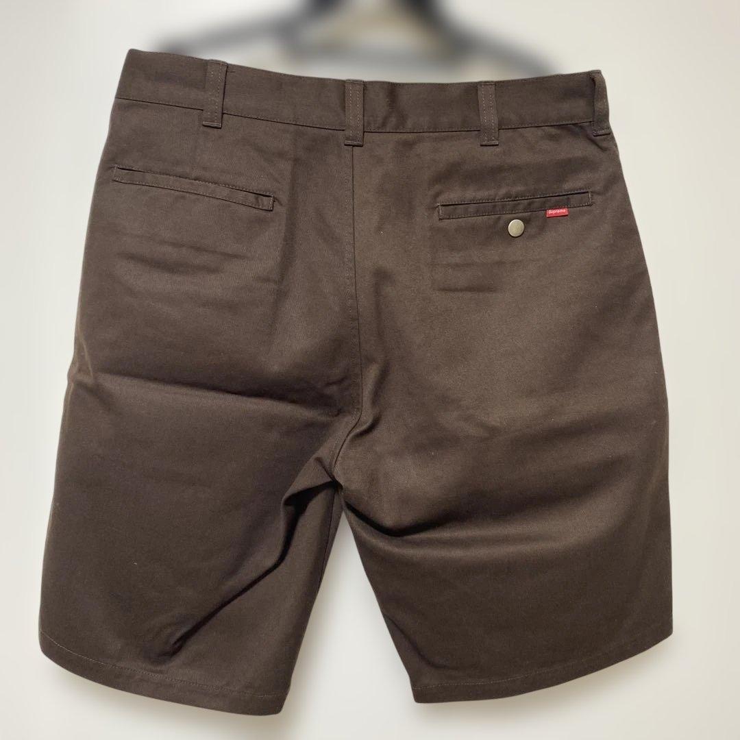 supreme ワークショートパンツ　ダークブラウン