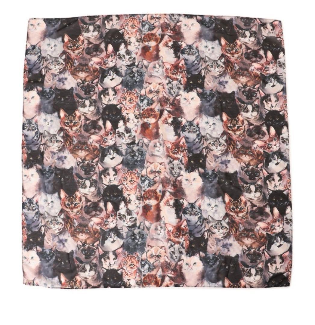 マミタス　mmts x unoaノースリ ワンピース 猫柄スカーフ靴下3点セット