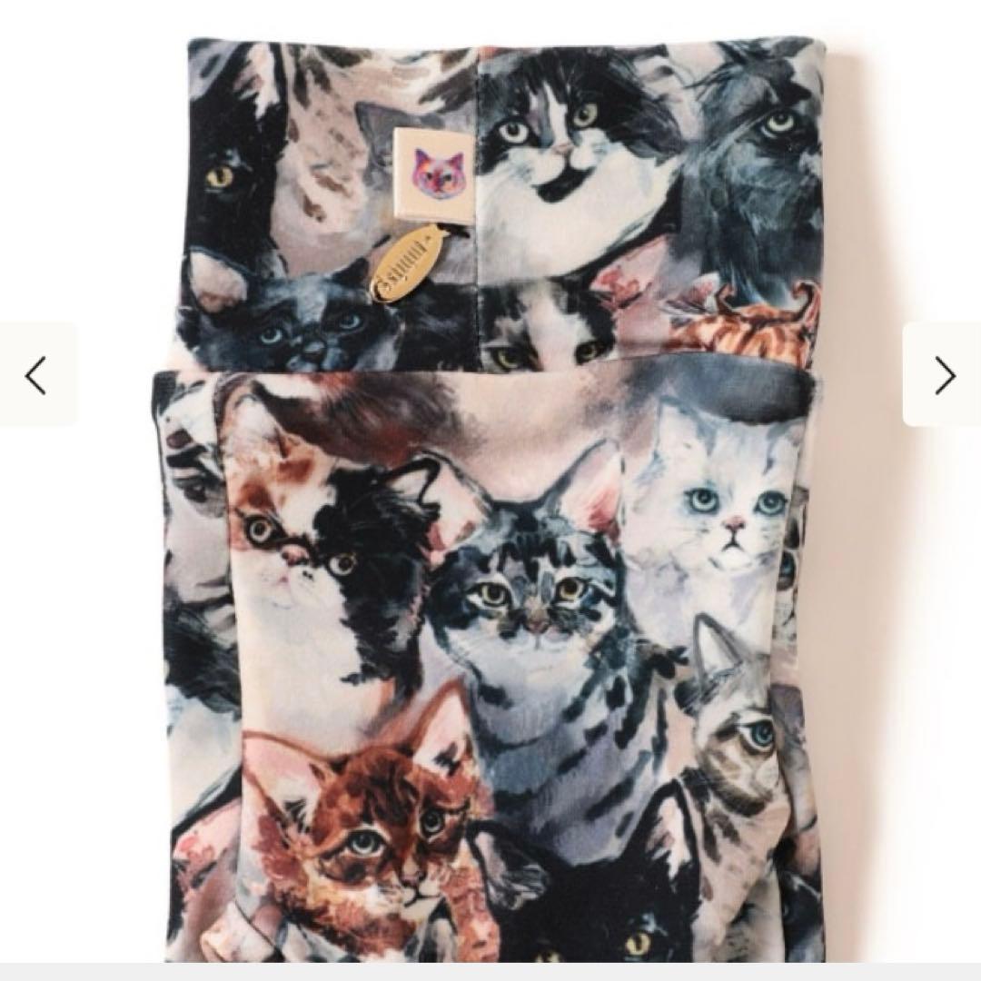 マミタス　mmts x unoaノースリ ワンピース 猫柄スカーフ靴下3点セット