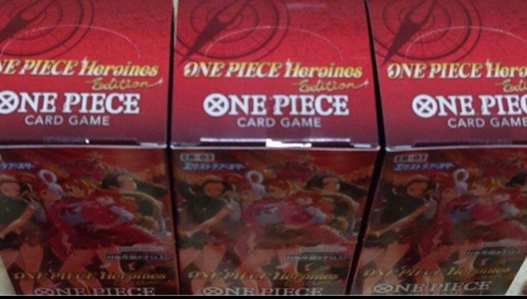 【新品・未開封】ワンピースカード　ヒロインズエディション　テープ付き　3ボックス
