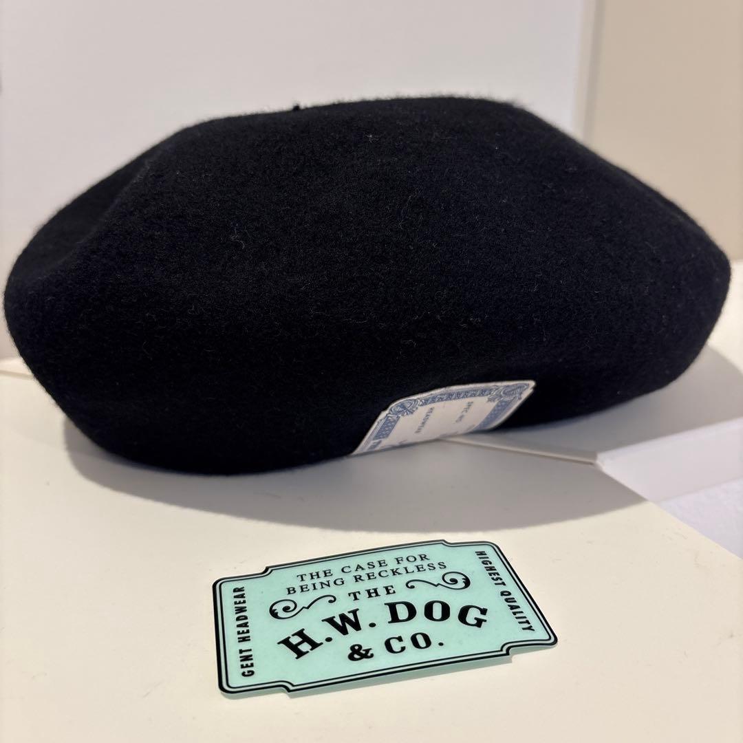 H.W.DOG&Co BERET 黒