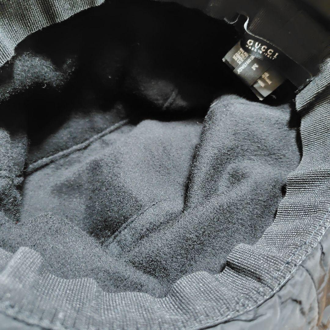 GUCCI ブラック バケットハット M
