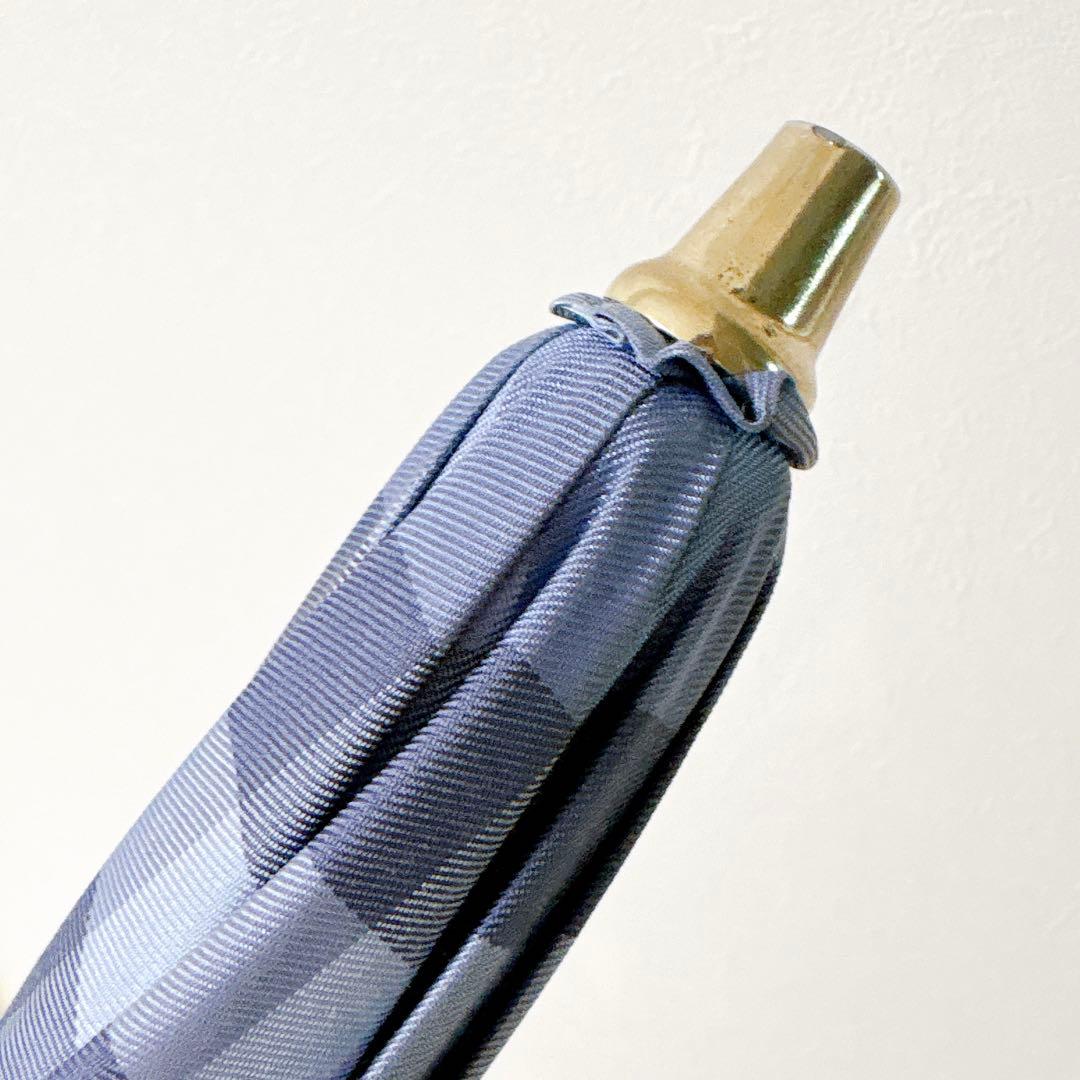 バーバリー　ノバチェック　ブルー　日傘　雨傘　兼用　長傘　Burberry