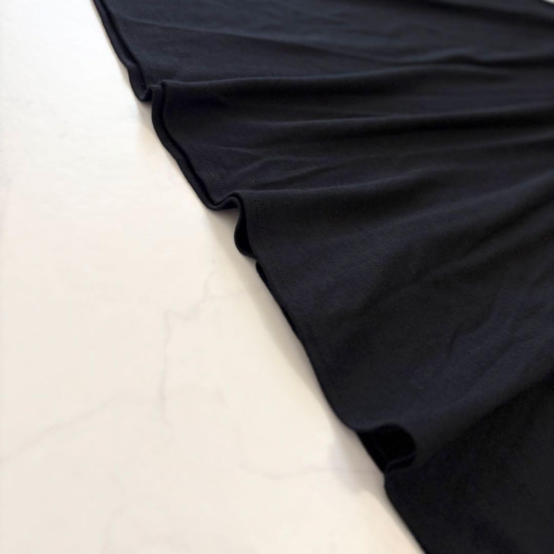 ボーダーズアットバルコニー ウィークエンド シャツ ドレス ワンピース 黒 美品