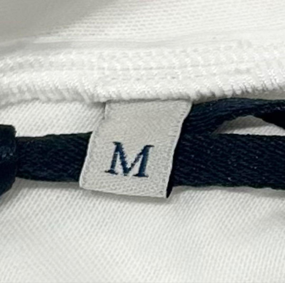 【新品未使用】タグ付き モンクレール 刺繍ロゴ Tシャツ ワッペン 半袖 白 M