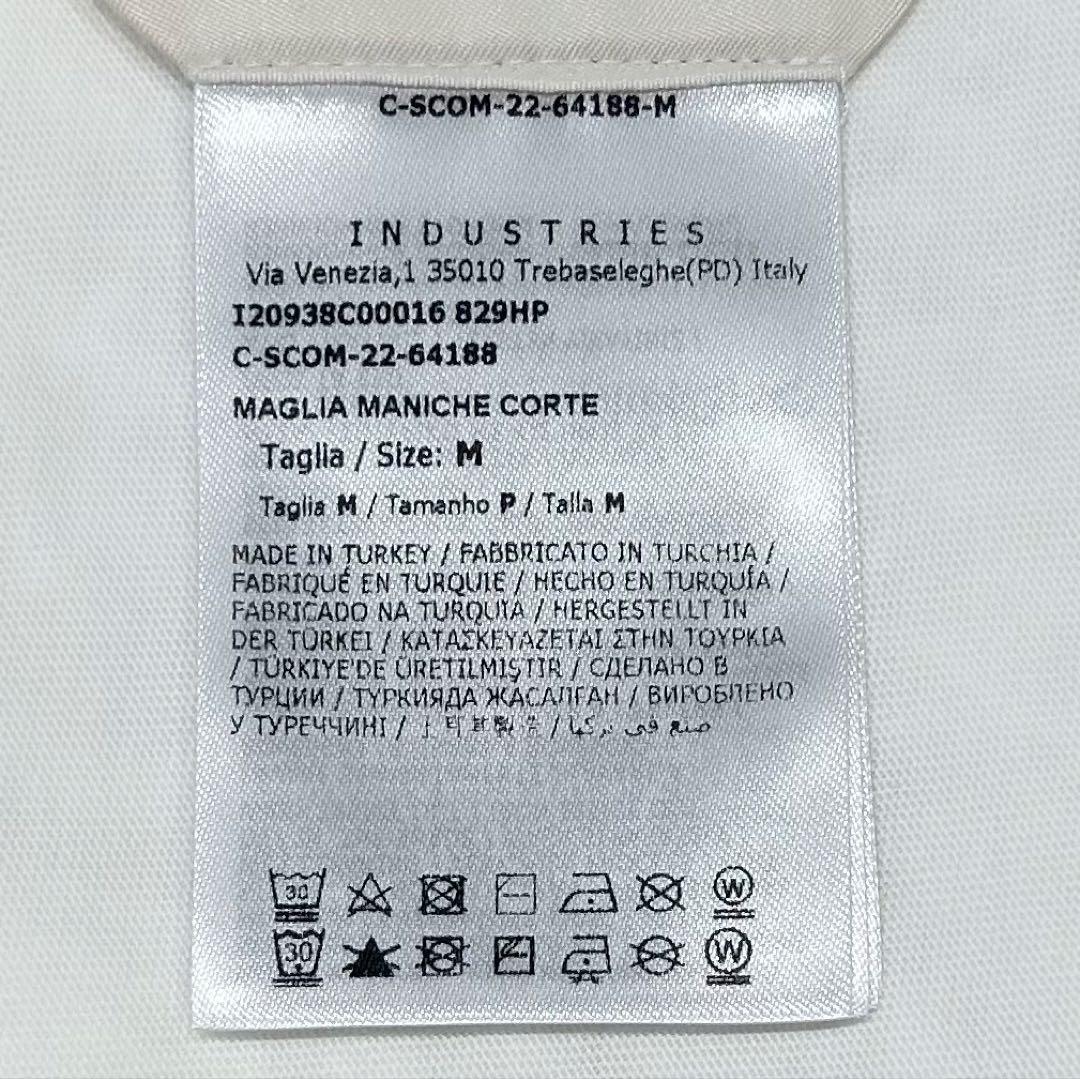 【新品未使用】タグ付き モンクレール 刺繍ロゴ Tシャツ ワッペン 半袖 白 M