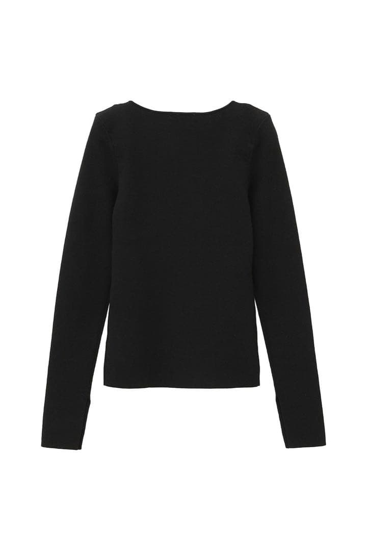 トップス CLANE SHOULDER PADS KNIT TOPS 1