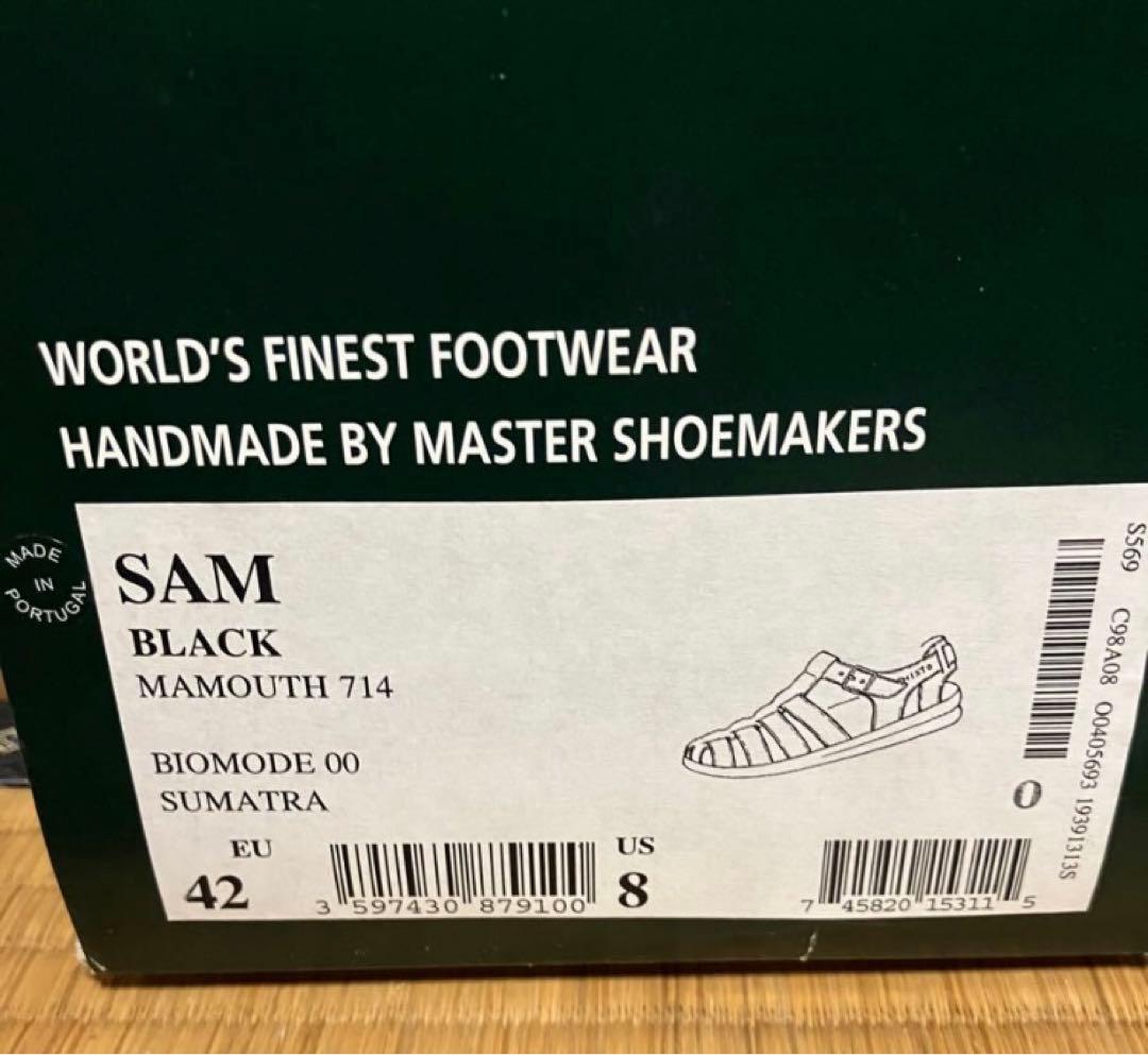 mephisto sam ブラック　サンダル　42 supply tokyo