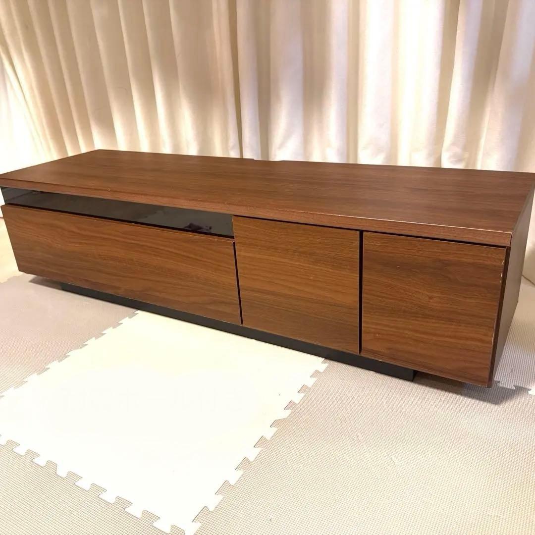 匿名配送　lowya 140cm テレビ台　ウォルナット