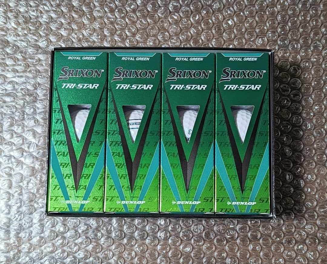 新品　スリクソン トライスター　2024年モデル　ロイヤルグリーン　3ダース