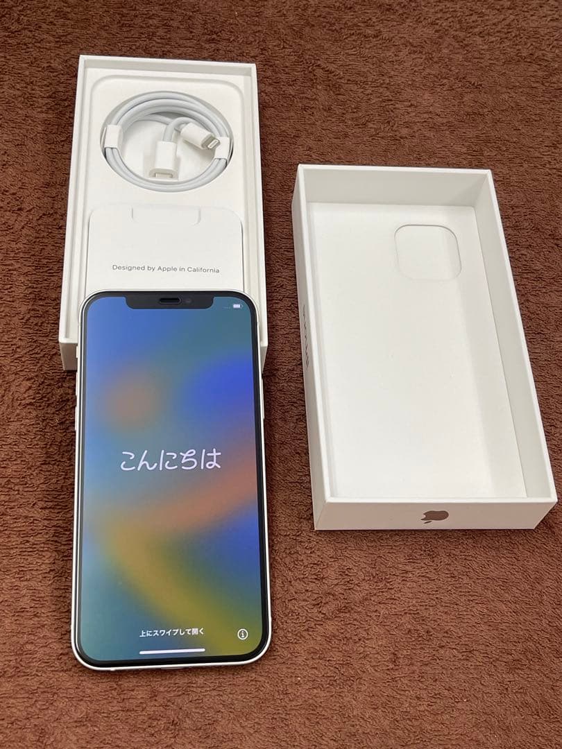 箱付き付属品未使用　iPhone12 64GB ホワイト　simフリー