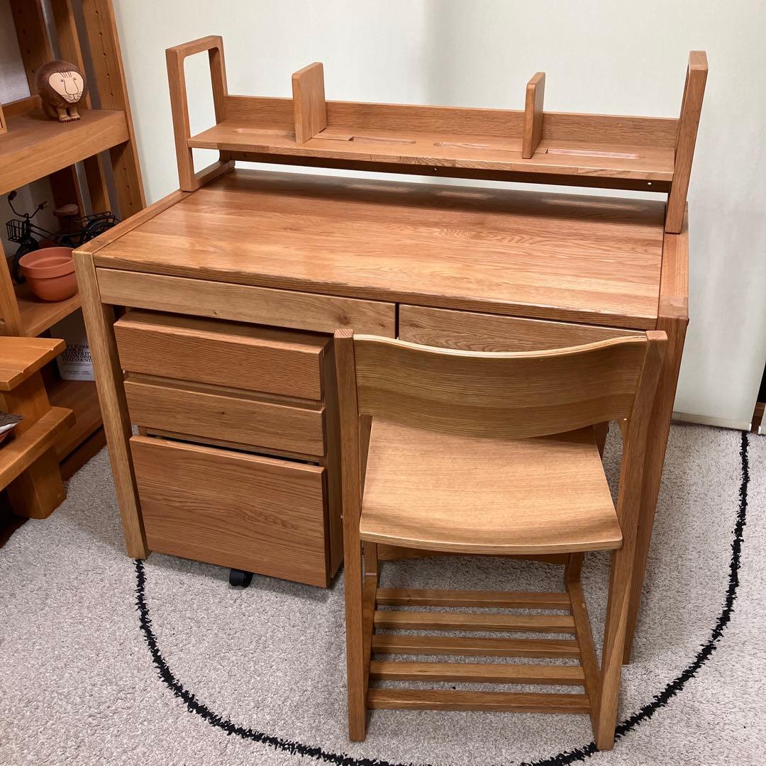 ①＋②アクタス フォピッシュ 学習机 【机&シェルフの出品】