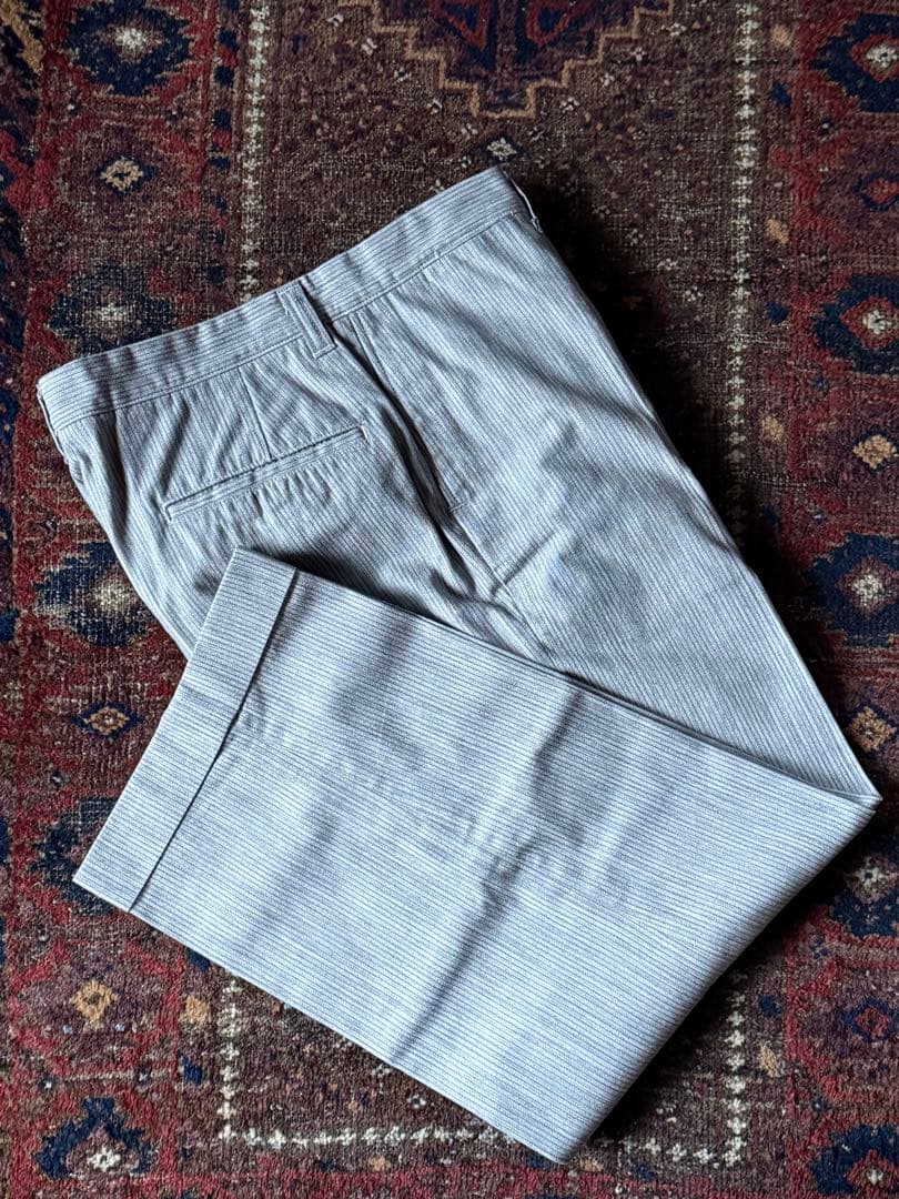 At Last コットンストライプ　トラウザー