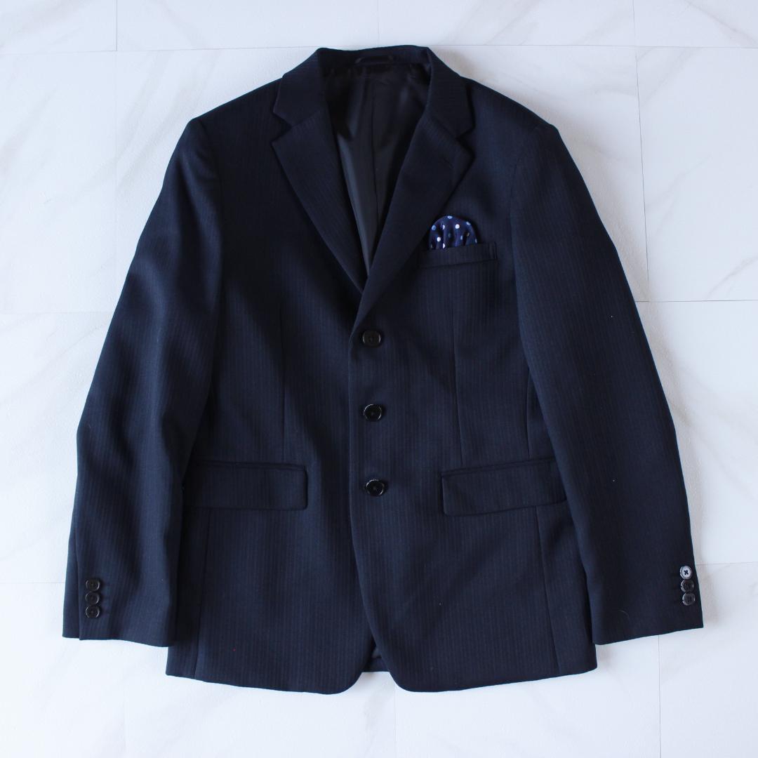 170cm WANDER FACTORY キッズフォーマル 4点セット ネイビー