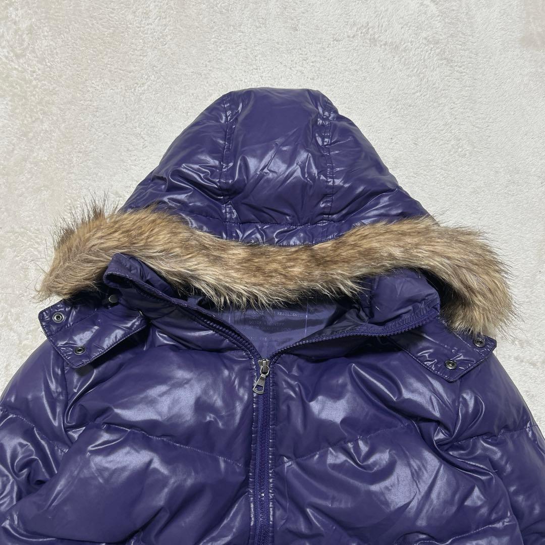 未使用級 00s オールドユニクロ 3way ダウンジャケット 光沢 y2k 紫