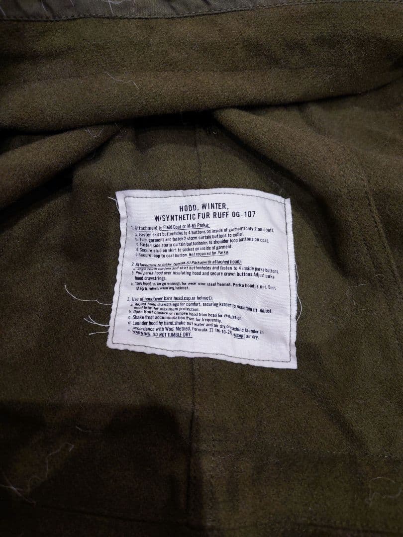 ワイパーインク　M-65フィッシュテールパーカー　WP1004