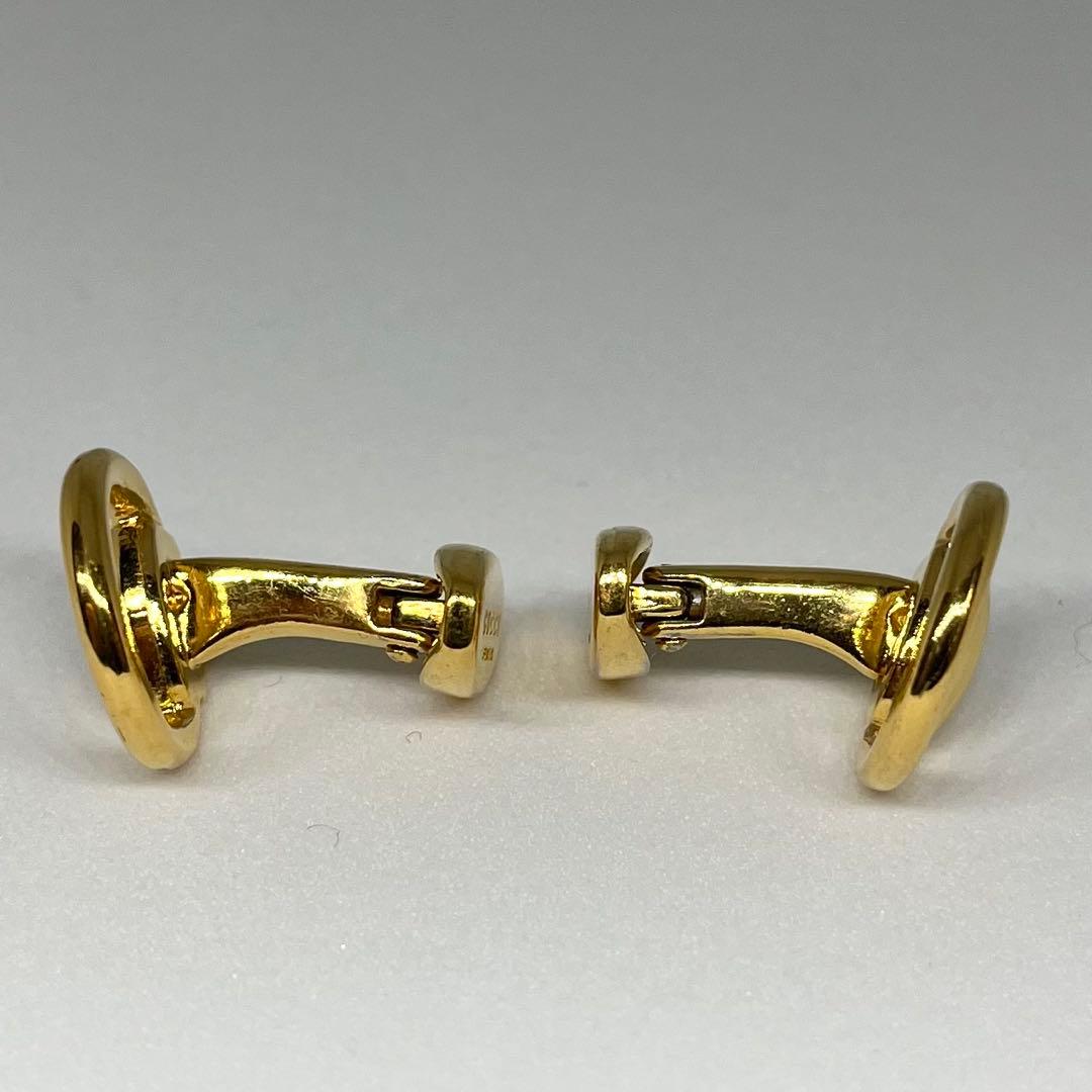 グッチ GUCCI ホースビット カフスボタン　カフリンクス　ゴールド　ロゴ