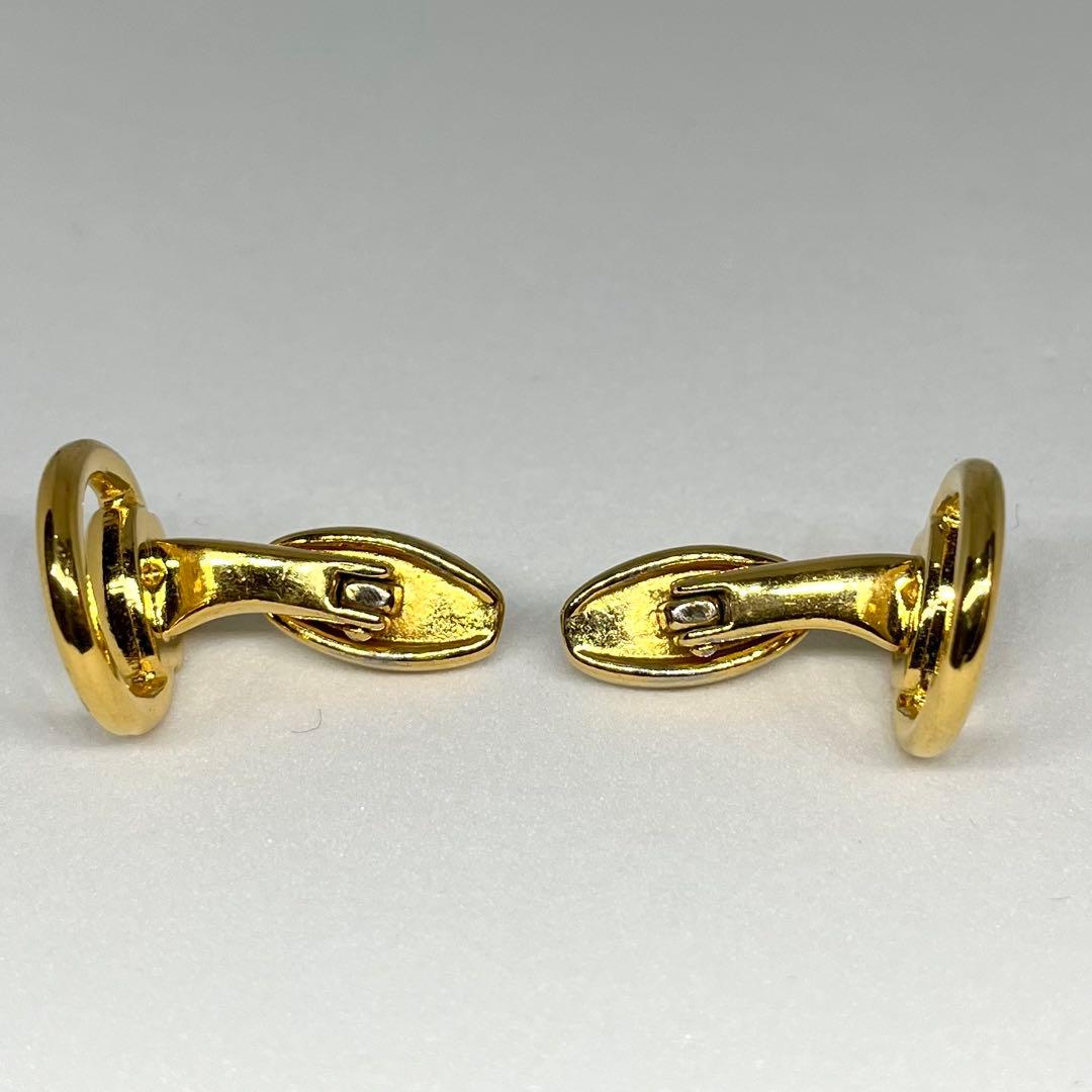 グッチ GUCCI ホースビット カフスボタン　カフリンクス　ゴールド　ロゴ
