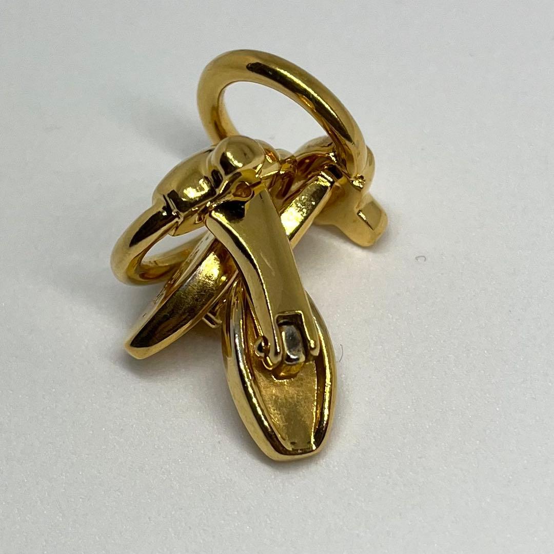 グッチ GUCCI ホースビット カフスボタン　カフリンクス　ゴールド　ロゴ