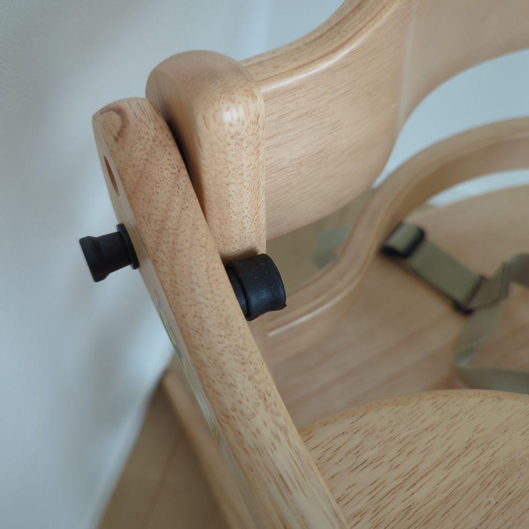 【別売りベルト付】大和屋　すくすくチェアプラス　テーブル•ガード付　ベビーチェア